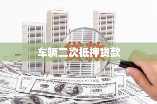 瑞穗车辆二次抵押贷款