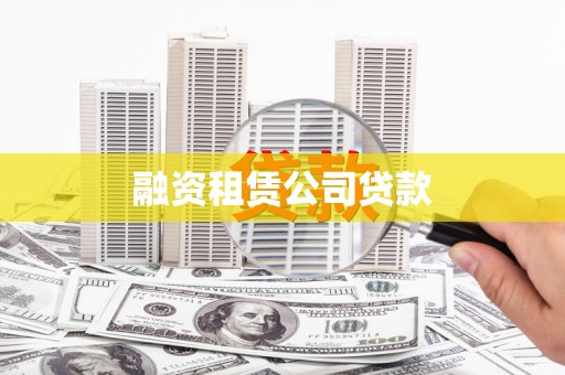 瑞穗融资租赁公司贷款