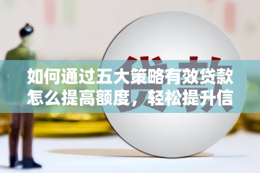 瑞穗如何通过五大策略有效贷款怎么提高额度，轻松提升信用价值