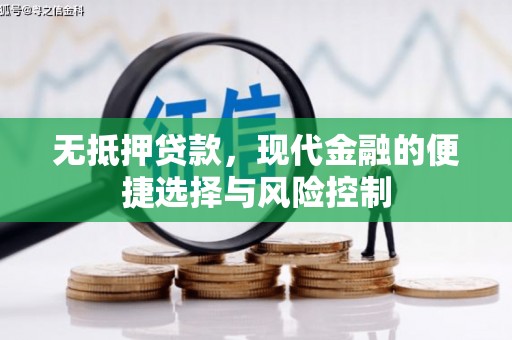 瑞穗无抵押贷款，现代金融的便捷选择与风险控制