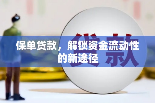 瑞穗保单贷款，解锁资金流动性的新途径