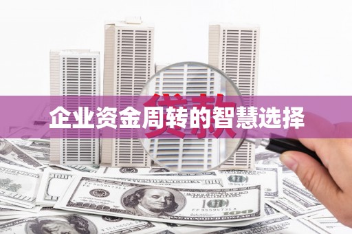 瑞穗企业资金周转的智慧选择