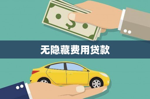 瑞穗无隐藏费用贷款