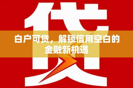 瑞穗白户可贷，解锁信用空白的金融新机遇