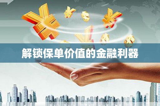 瑞穗解锁保单价值的金融利器