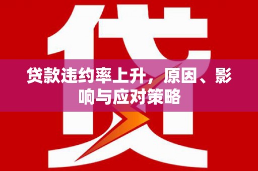 瑞穗贷款违约率上升，原因、影响与应对策略