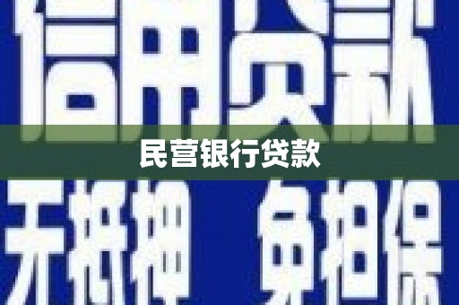 瑞穗民营银行贷款