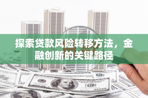 瑞穗探索贷款风险转移方法，金融创新的关键路径