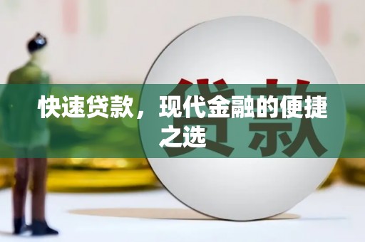 瑞穗快速贷款，现代金融的便捷之选