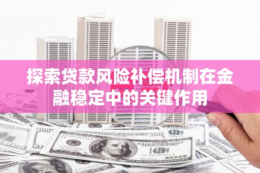 瑞穗探索贷款风险补偿机制在金融稳定中的关键作用