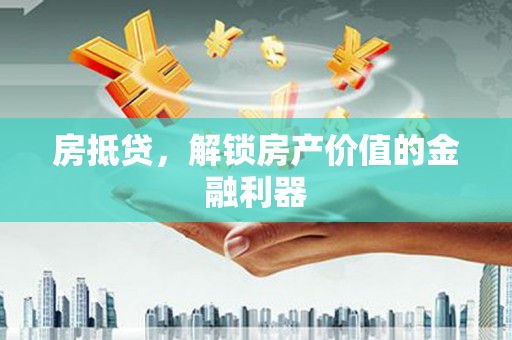 瑞穗房抵贷，解锁房产价值的金融利器