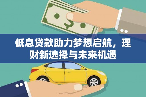 瑞穗低息贷款助力梦想启航，理财新选择与未来机遇