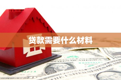 瑞穗贷款需要什么材料