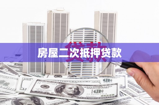 瑞穗房屋二次抵押贷款