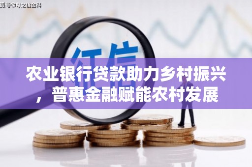瑞穗农业银行贷款助力乡村振兴，普惠金融赋能农村发展