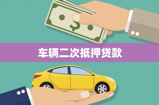 瑞穗车辆二次抵押贷款
