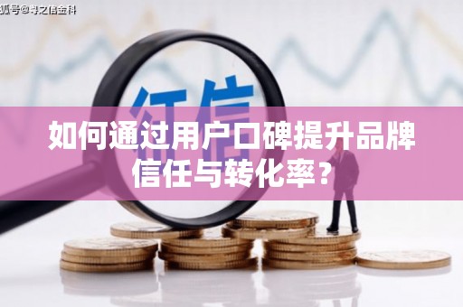 瑞穗如何通过用户口碑提升品牌信任与转化率？