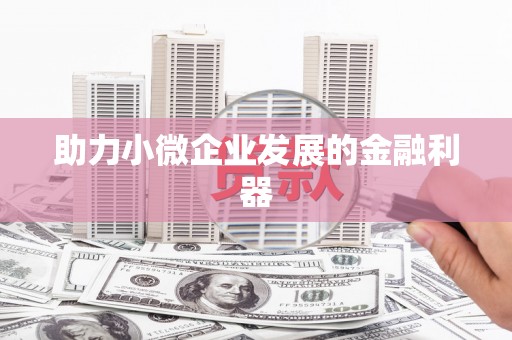 瑞穗助力小微企业发展的金融利器